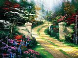 Gate Canvas Paintings - Spring Gate